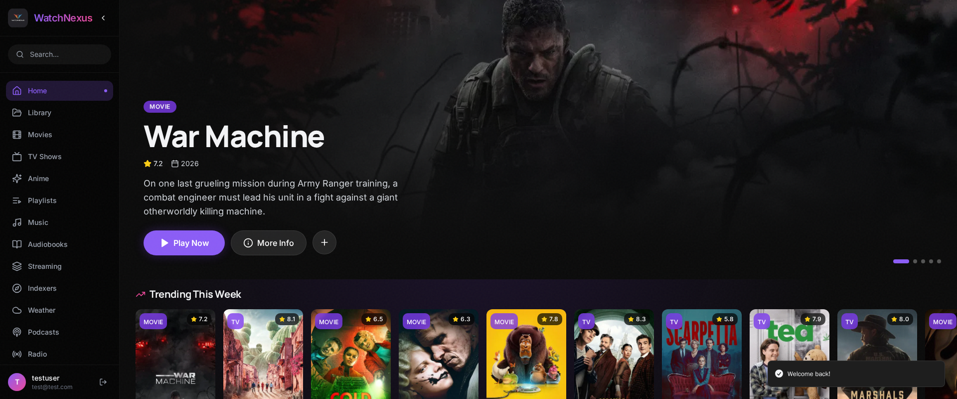 WatchNexus screenshot