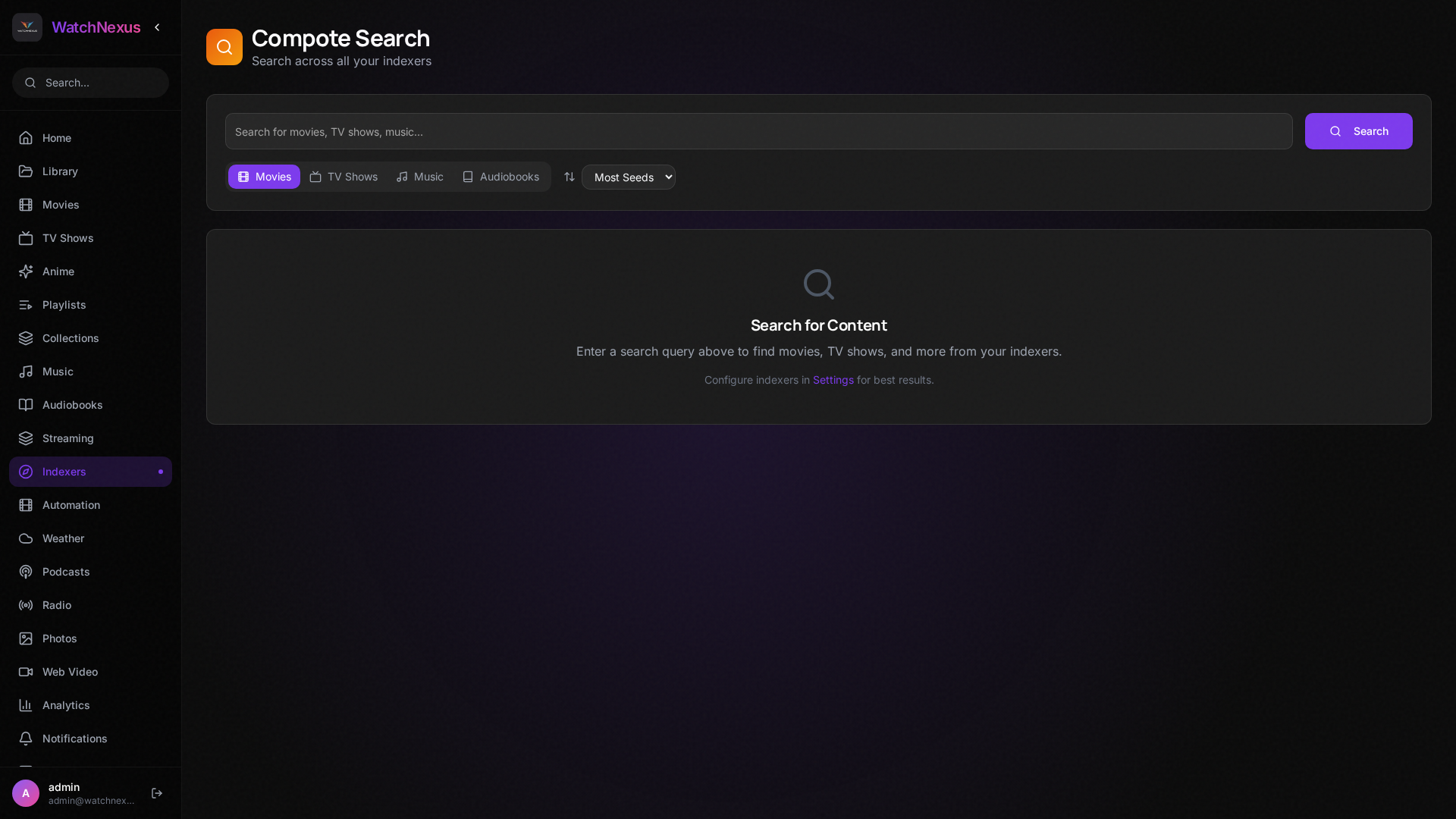 Indexer Search